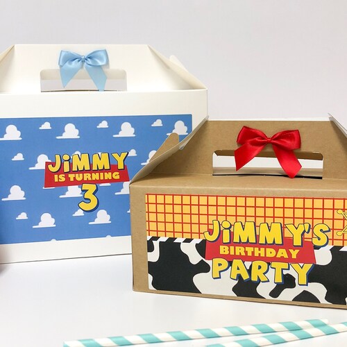 TOY STORY Birthday Party Activity Box PERSONALISED Etsy