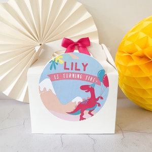 Children’s Party Box | DINOSAUR | Personalised kids meal boxes
