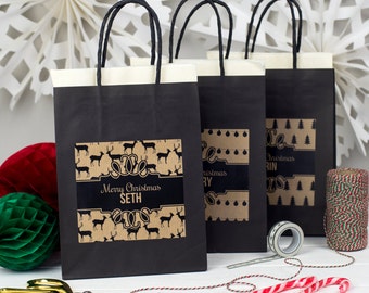 xmas shopping bags