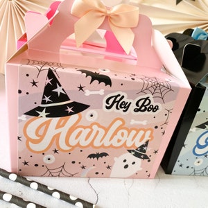 Halloween Trick or Treat Box CUTE HALLOWEEN Childrens Gift Party Boxes Favour Picnic Lunch boxes image 3