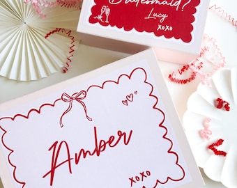 Bridesmaid Proposal Box Personalised | Will You Be My Maid of Honour Gift Boxes | Wedding