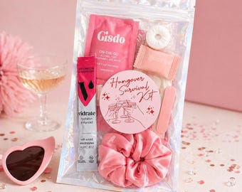 Hen Party Hangover Kit | Bridesmaid Survival Kit | Bachelorette Recovery Pack | Hen Do Gift Bag Filler