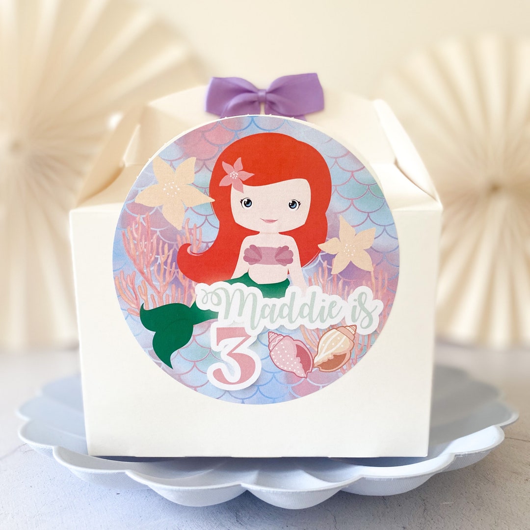 Children’s Party Box | LITTLE MERMAID | Personalised Kids Luxe Picnic ...