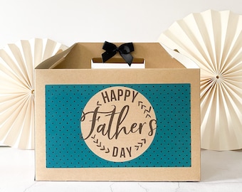 Personalised Gift Box  | FATHER'S DAY | Kraft present for Dad Daddy Retro