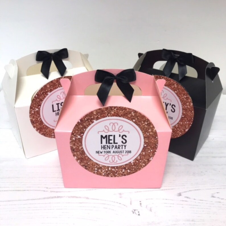 Hen Night Do Party White FLUFFY Lace Garter Gift Bag Favor Filler