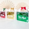 Personalised Christmas Gift Box small | ELF MAIL FOIL |  kids Xmas eve day Childrens Favour Boxes