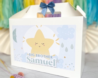 Personalised New Baby Box | STAR BIG BROTHER | Childrens New Arrival Present