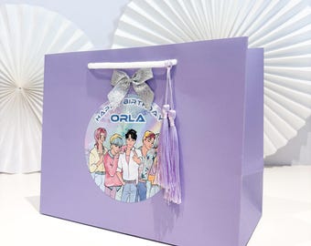 Birthday Gift Bags Personalised | K-POP GIRL BAND | Luxury Girls Gift Bag