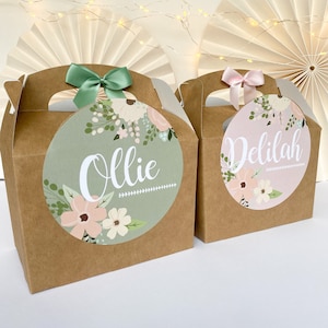 Personalised Childrens Wedding Activity Box  Favour | KRAFT GARDEN ROSE |