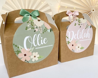 Personalised Childrens Wedding Activity Box  Favour | KRAFT GARDEN ROSE |