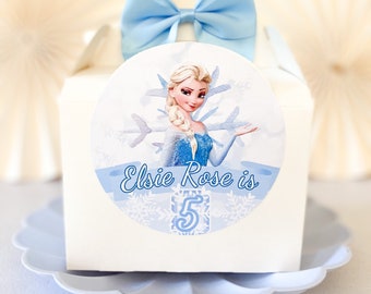 Children’s Party Box | FROZEN | Personalised kids luxe picnic meal boxes