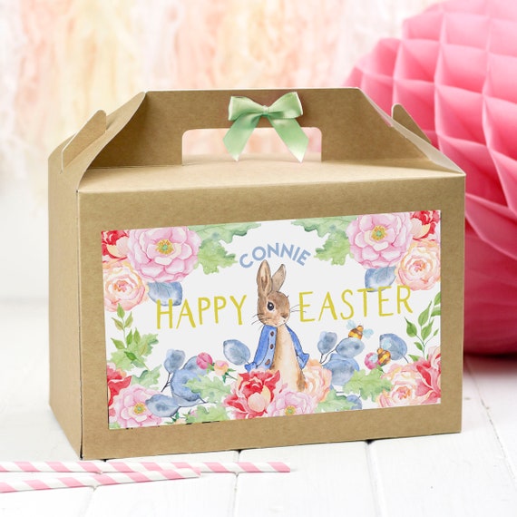 Personalised Easter Activity Box | FLORAL PETER RABBIT | Childrens