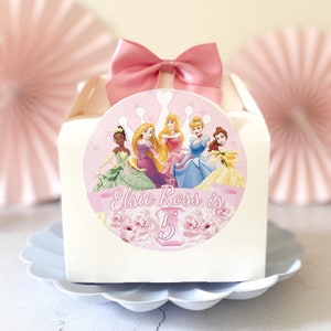Children’s Party Box | PRINCESSES | Personalised kids luxe picnic meal boxes