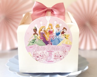 Children’s Party Box | PRINCESSES | Personalised kids luxe picnic meal boxes