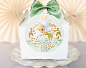 Caja de fiesta infantil / TINKERBELL / Cajas de comida de picnic de lujo personalizadas para niños