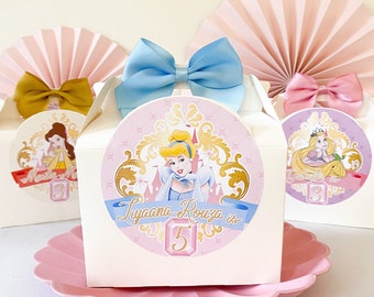 Children’s Party Box | PRINCESS | Personalised kids luxe picnic meal boxes