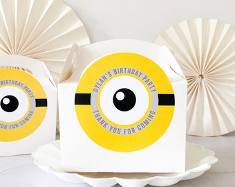MINION Birthday Party Activity Box | PERSONALISED | Childrens Gift Boxes Favour