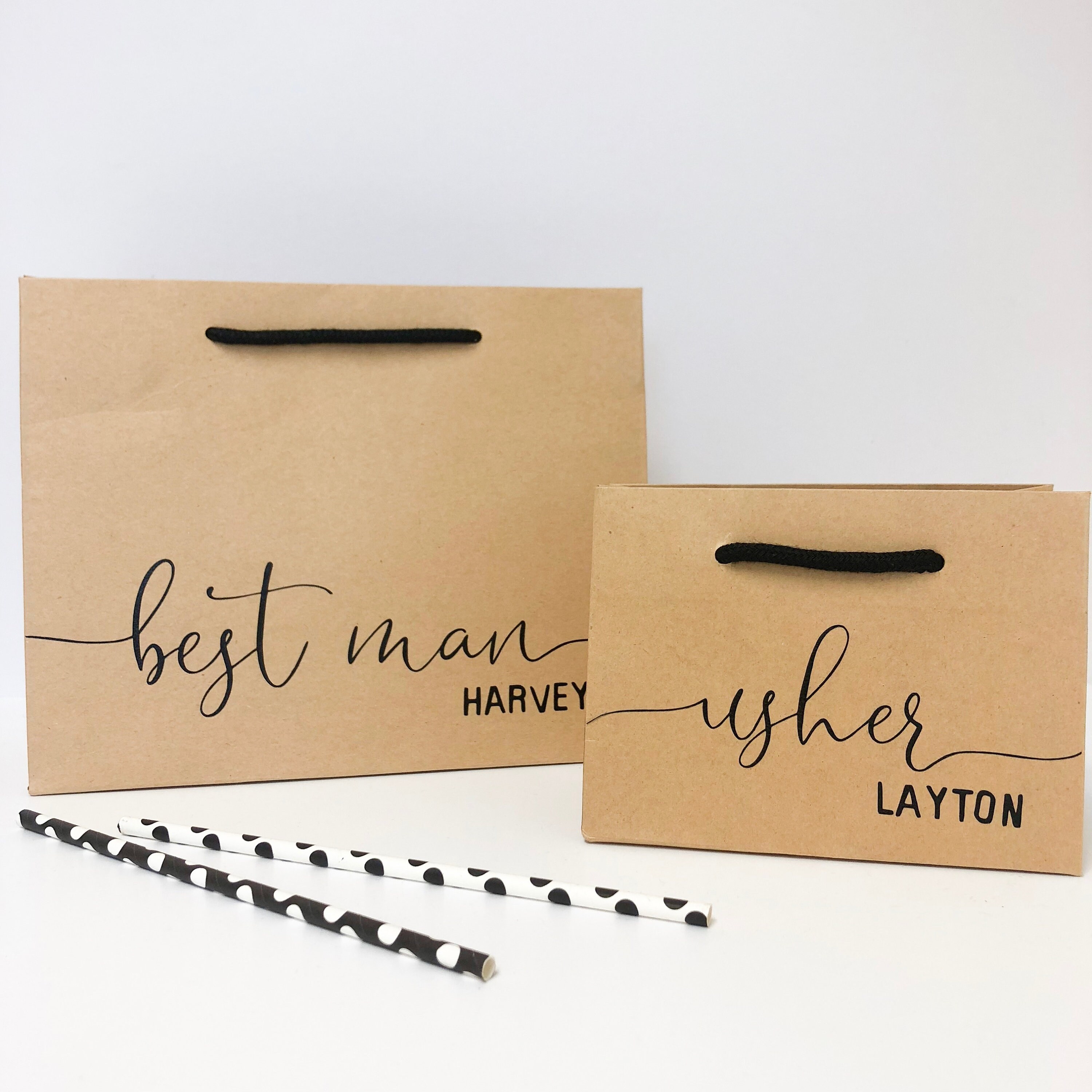 Personalised Wedding gift Bag LUXURY BOUTIQUE Wedding Etsy