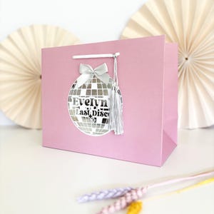 Bolsas de regalo personalizadas de lujo personalizadas / BOLSA DE ÚLTIMA DISCO / escuadrón de novia / regalo de fiesta de boda de despedida de soltera