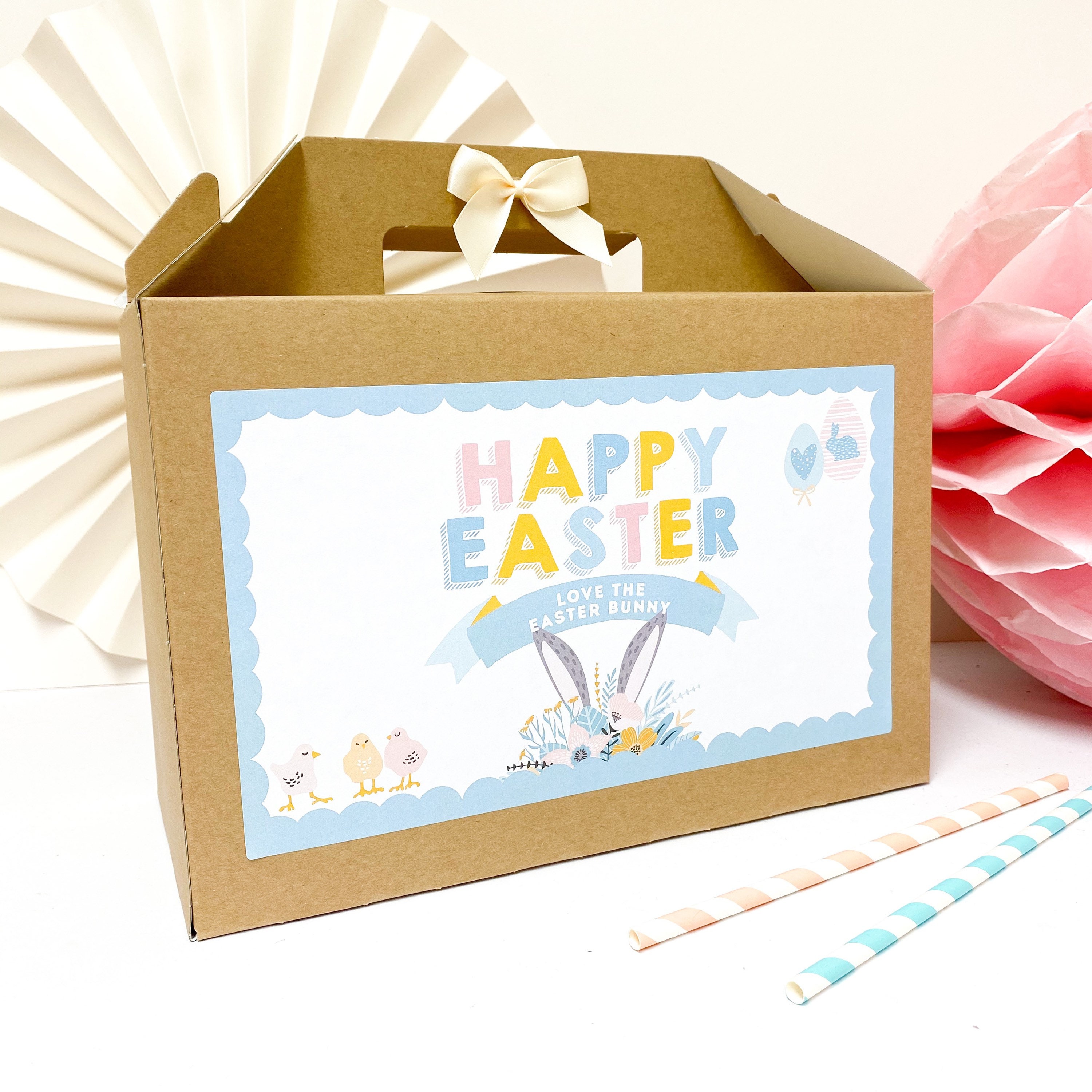 Easter Activity Gift Box HAPPY EASTER Childrens Easter Etsy UK