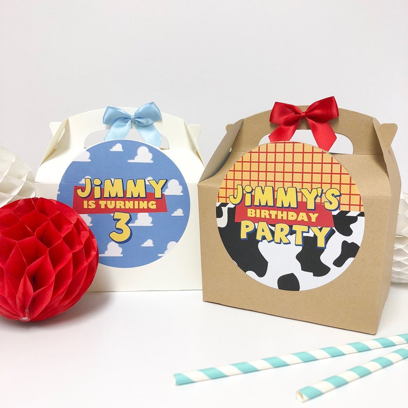 TOY STORY Birthday Party Activity Box PERSONALISED Etsy