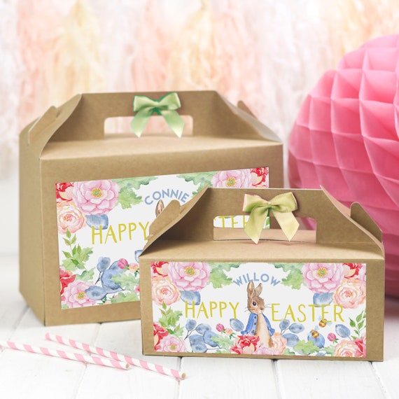 PERSONALISED EASTER GIFT BOX ACTIVITYPETER RABBITEASTER EGG HUNT TREAT