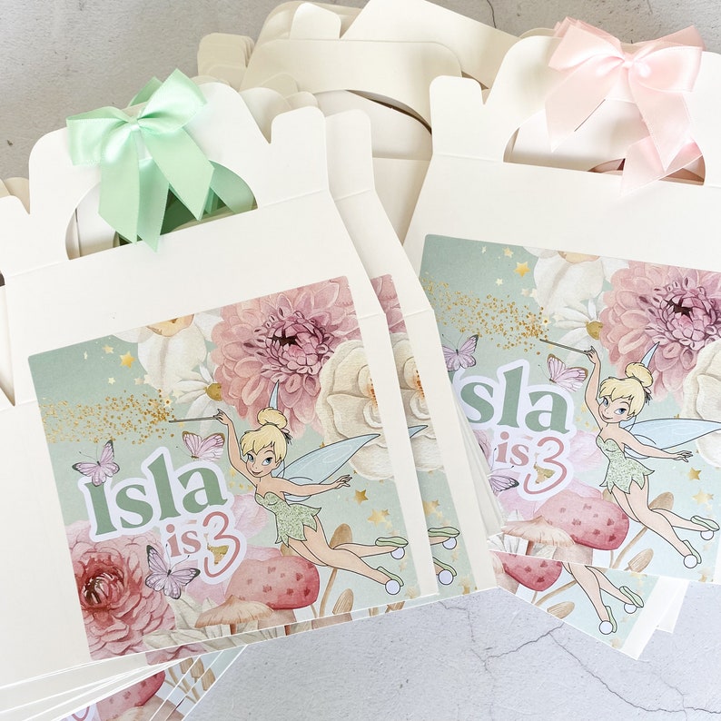 Birthday Party Activity Box | TINKERBELL BUTTERFLY | Childrens Gift ...