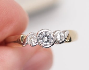 MARLA - 0.25ct Diamond Engagement Ring, Diamond Ring, Engagement Ring, Vintage Engagement, Vintage Diamond