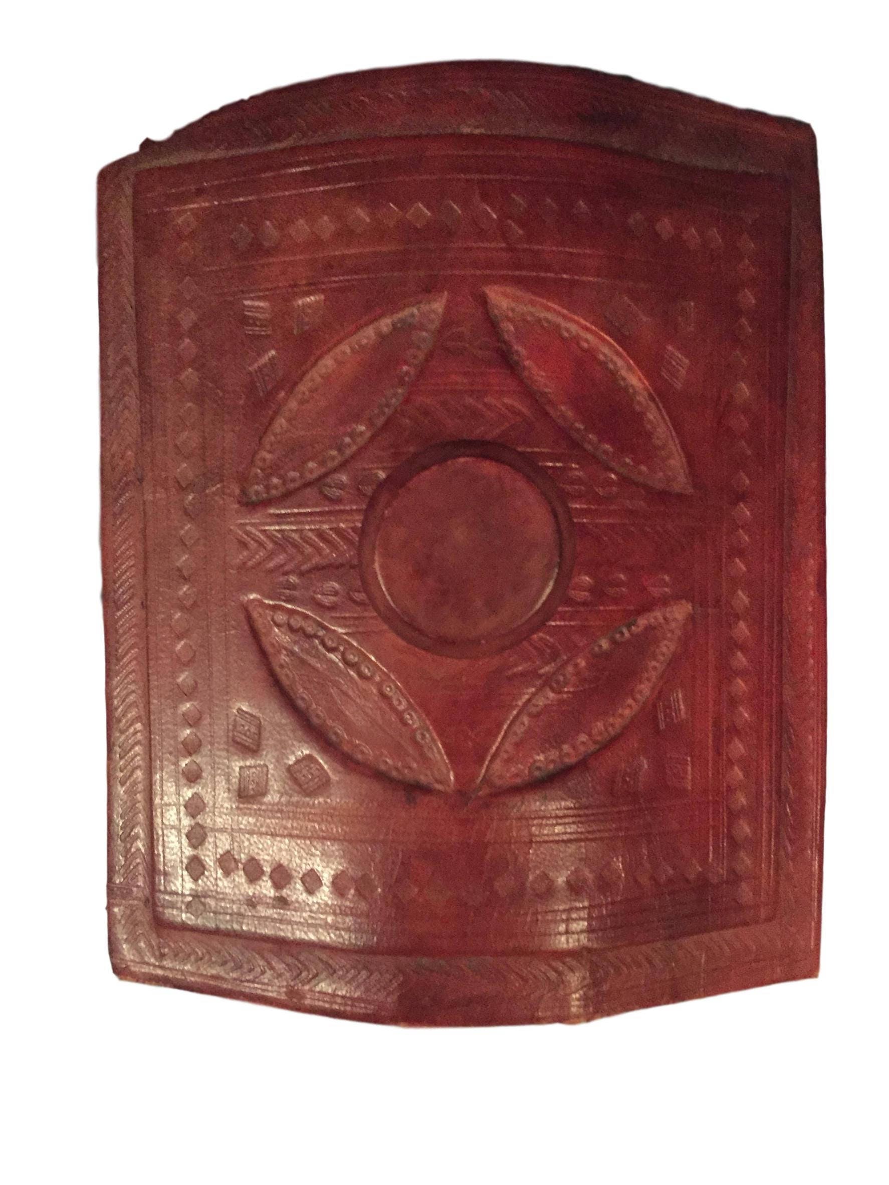 Antique Tuareg Leather Jewelry Box made in Niger Africa Etsy