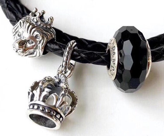 Authentic Pandora Disney Charm Lion King Of Jungle Royal Crown Etsy