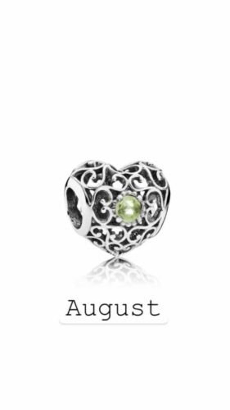 Authentic Pandora Birthday Charm Birthstone August