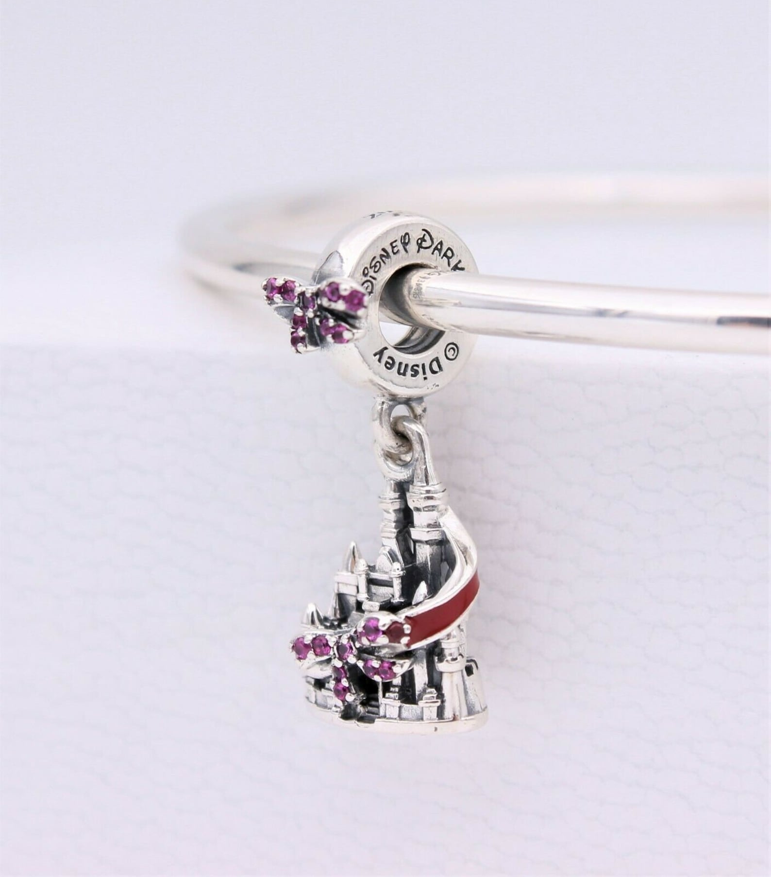 New Authentic PANDORA Disney Parks Holiday Castle Charm S925 Etsy