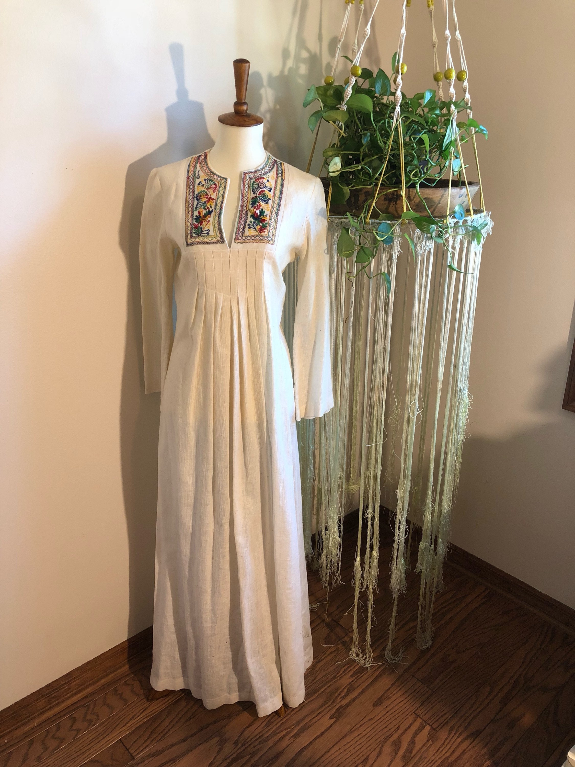 mexican style maxi dress