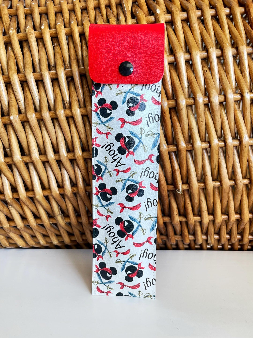 Reusable Straw Holder Pirate Inspired Travel Accessories Ahoy Travel