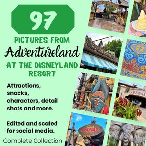 97 Disney Photos for Social Media | Travel Agent Resources | Adventureland | Advertising | Disney Parks | Digital Download | Marketing