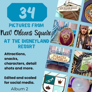 34 Disney Photos for Social Media | Travel Agent Resources | New Orleans Square | Advertising | Disney Parks | Digital Download | Marketing