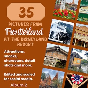 35 Disney Photos for Social Media | Travel Agent Resources | Frontierland | Advertising | Disney Parks | Digital Download | Marketing