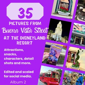 35 Disney Photos for Social Media | Travel Agent Resources | Buena Vista Street | Advertising | Disney Parks | Digital Download | Marketing