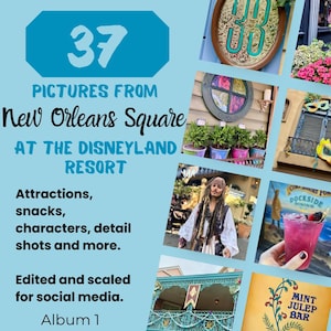 37 Disney Photos for Social Media | Travel Agent Resources | New Orleans Square | Advertising | Disney Parks | Digital Download | Marketing