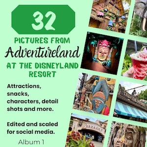 32 Disney Photos for Social Media | Travel Agent Resources | Adventureland | Advertising | Disney Parks | Digital Download | Marketing