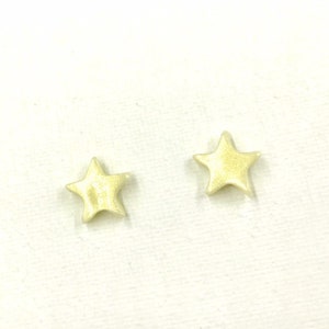 Glow In The Dark Star Stud Earrings / Celestial / Star Jewelry / Galaxy Jewelry / Space Earrings / Gifts For Her / Polymer Clay Jewelry