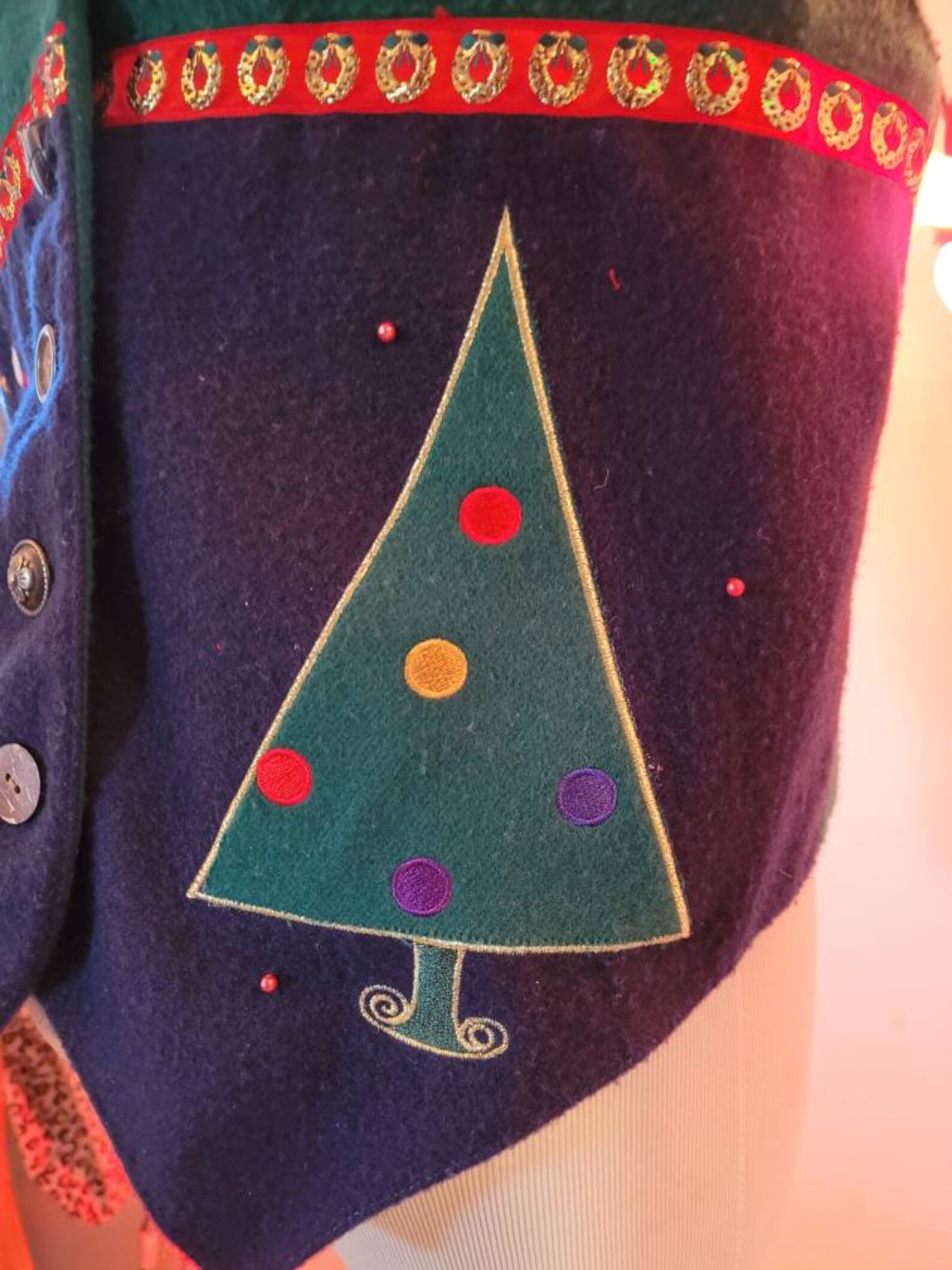 ugly sweater button up