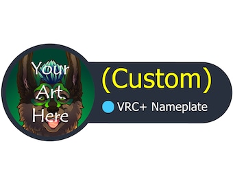 Custom Fabric VRC+ Name Plate