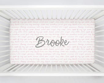 Baby Shower Gift Mermaid Nursery Personalized Crib Sheet Etsy