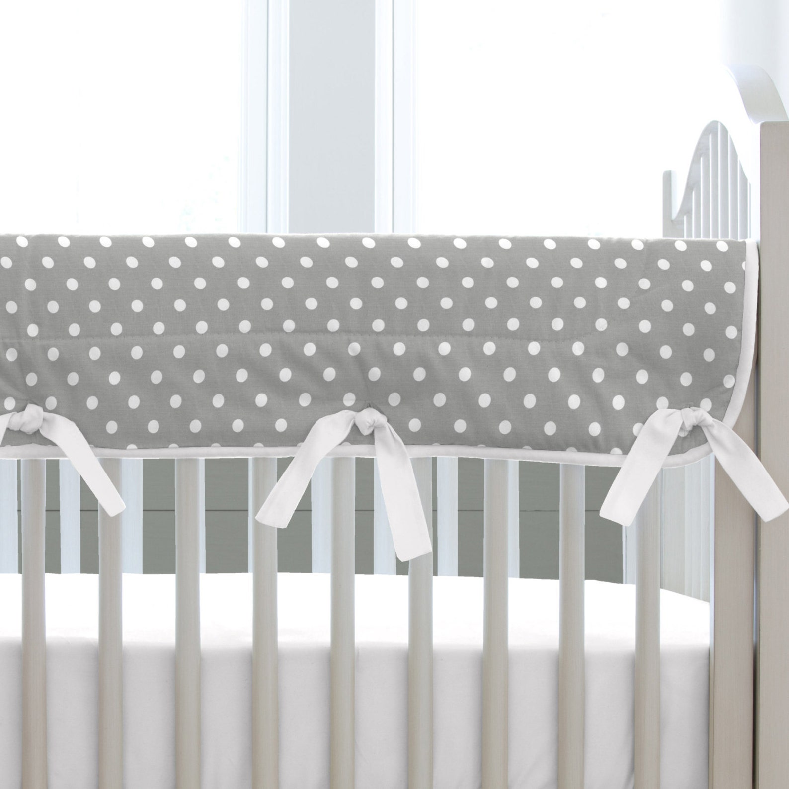 Gender Neutral Baby Crib Bedding / Boy / Girl Gray and White Etsy