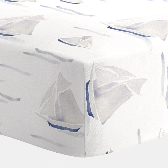 sailboat crib sheets
