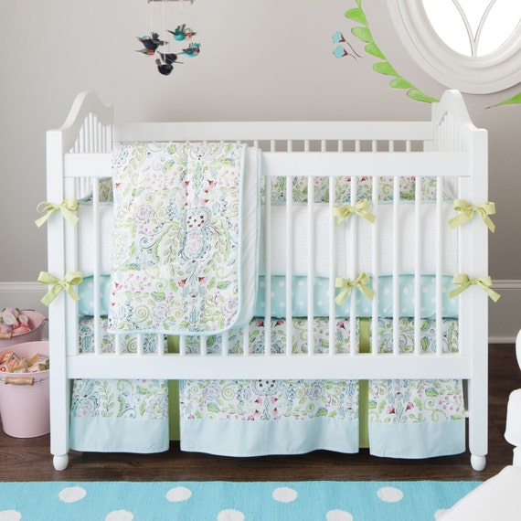 baby girl bedding sets etsy