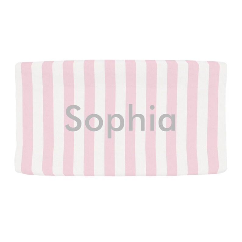 personalized changing pad cover