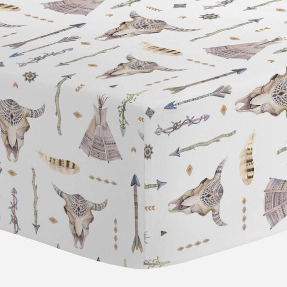 boho crib bedding boy