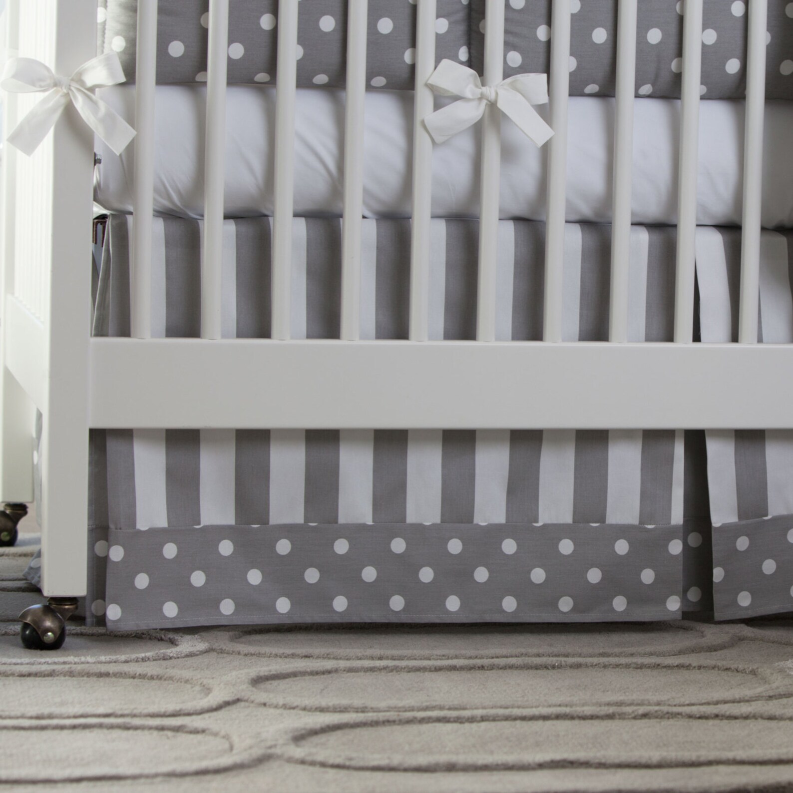 Neutral Crib Bedding Girl Baby Crib Bedding Boy Baby Etsy
